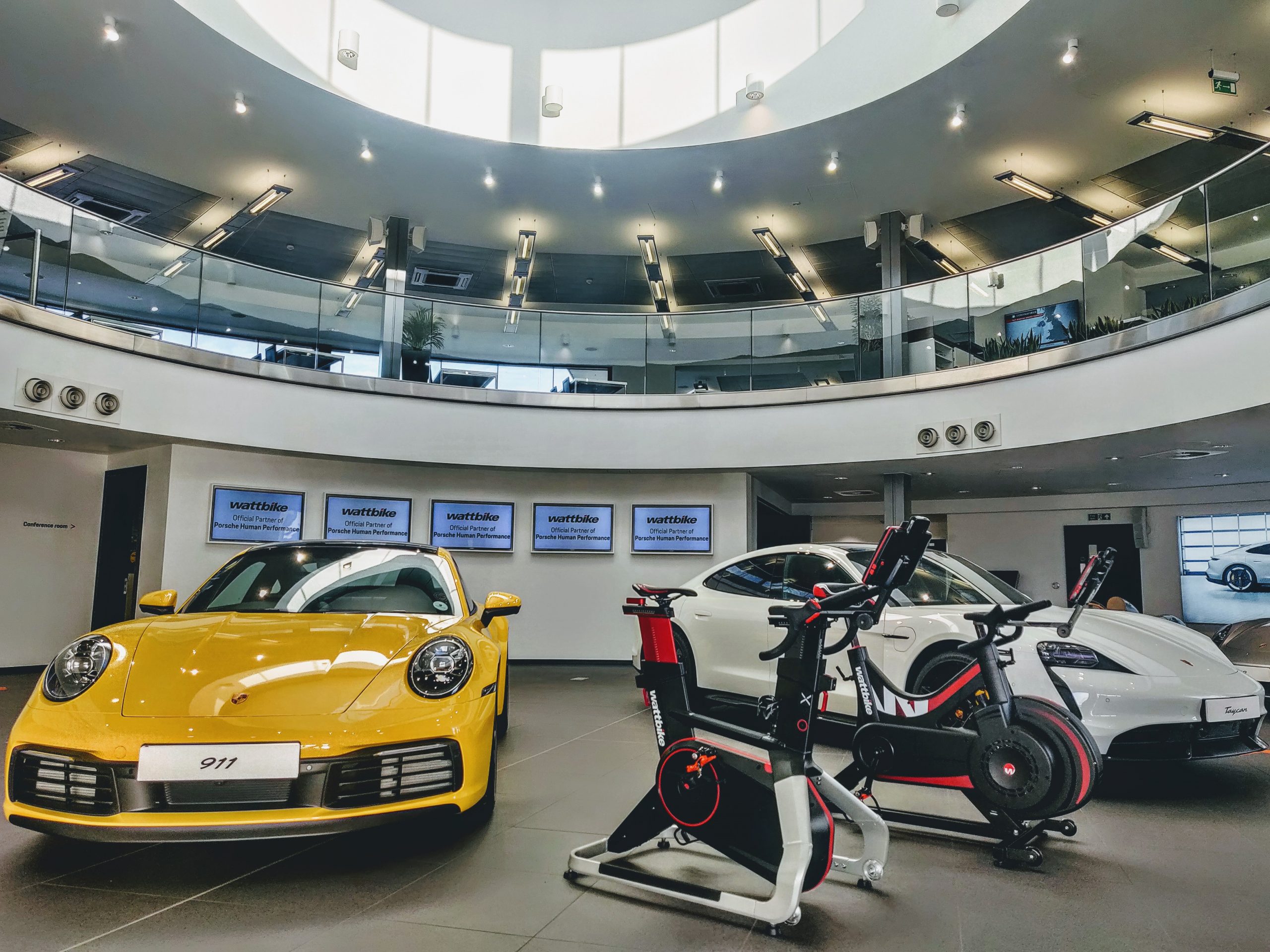 wattbikes porsche human performance center